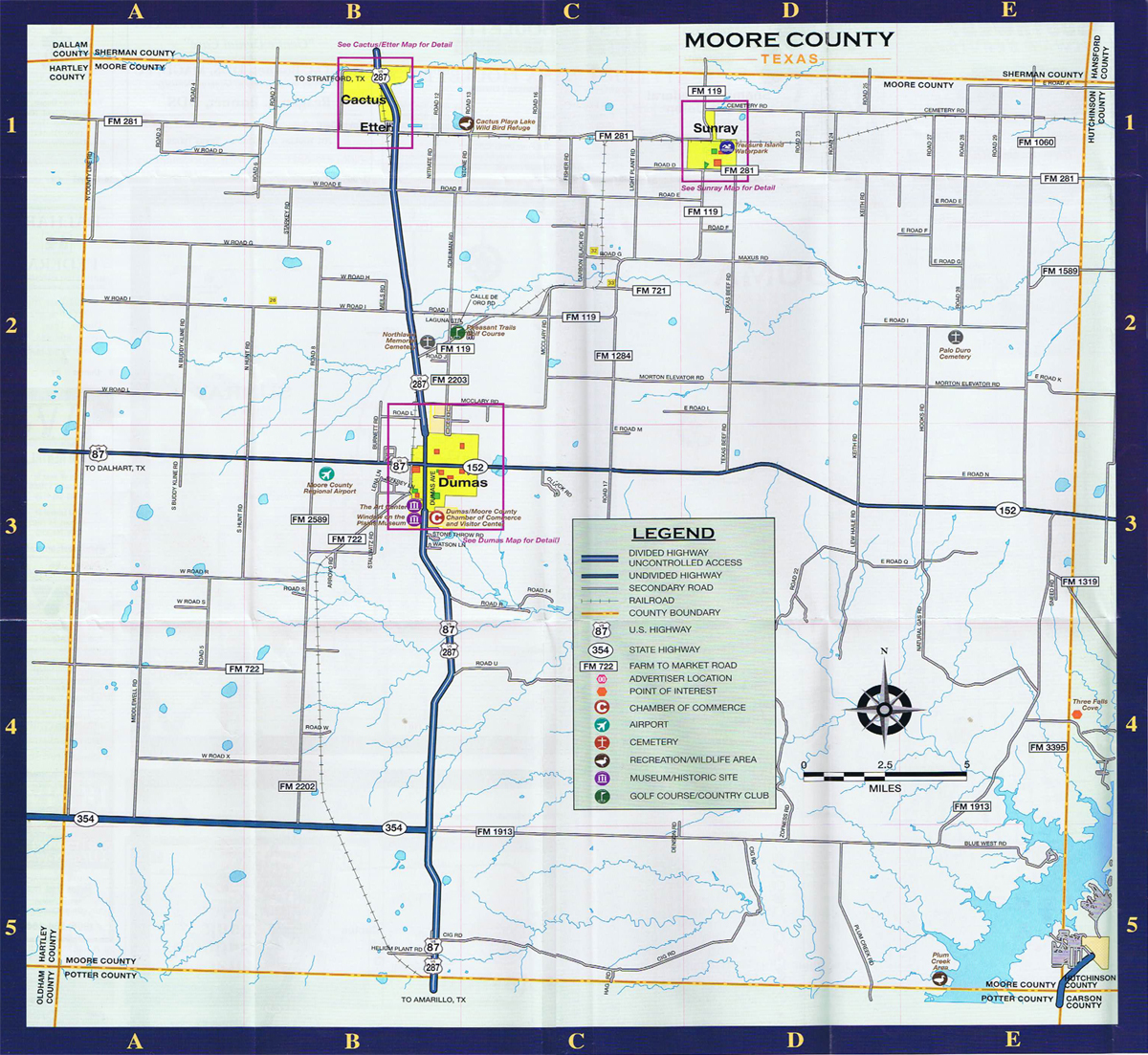 moore county map